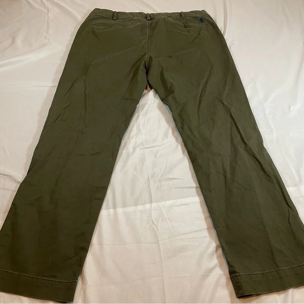 Polo Ralph‎ Lauren Mens Stretch Straight Fit Chino Pants Olive Green 38x30